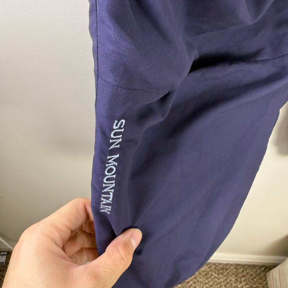 Vintage 1990s Sun Mountain Goretex Mountain Pants Size L Blue - Picture 3 of 8